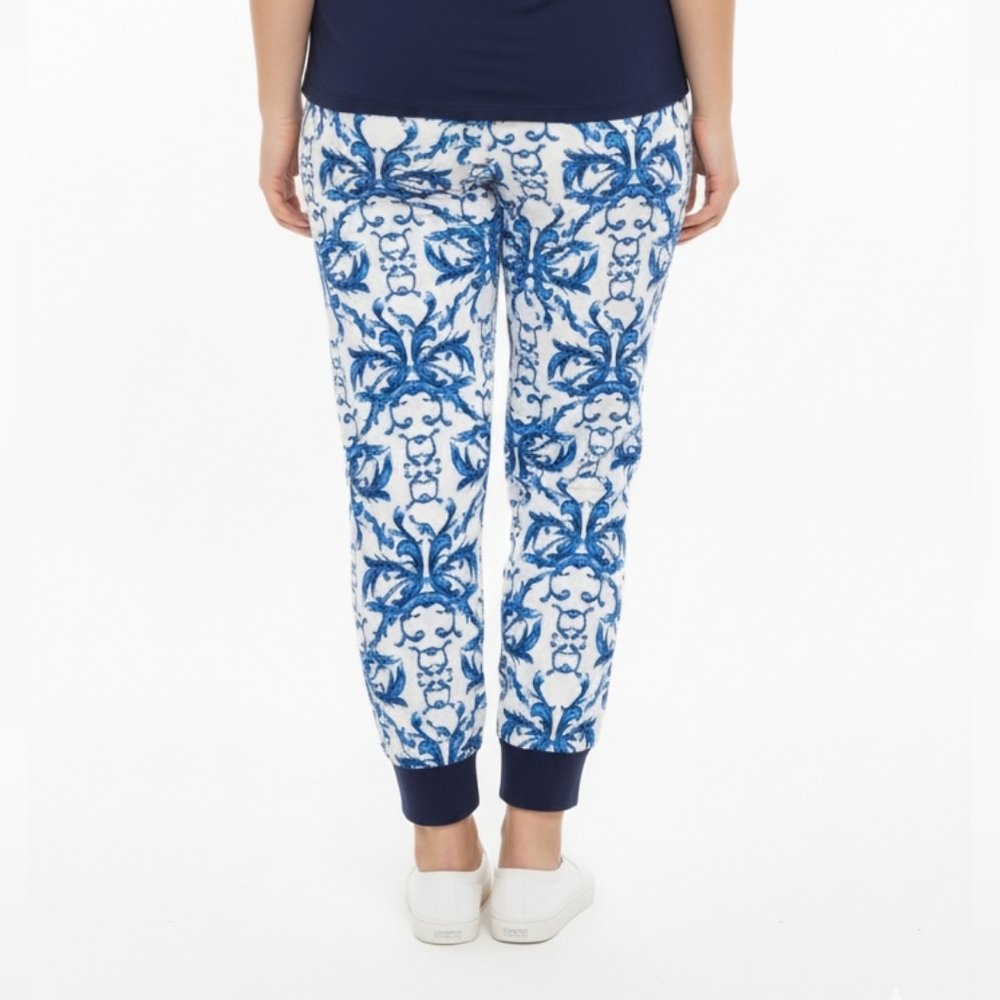 NWT Eaze Wear Blue and White Joggers/Pants (BUY IT NOW) - Picture 3 of 6